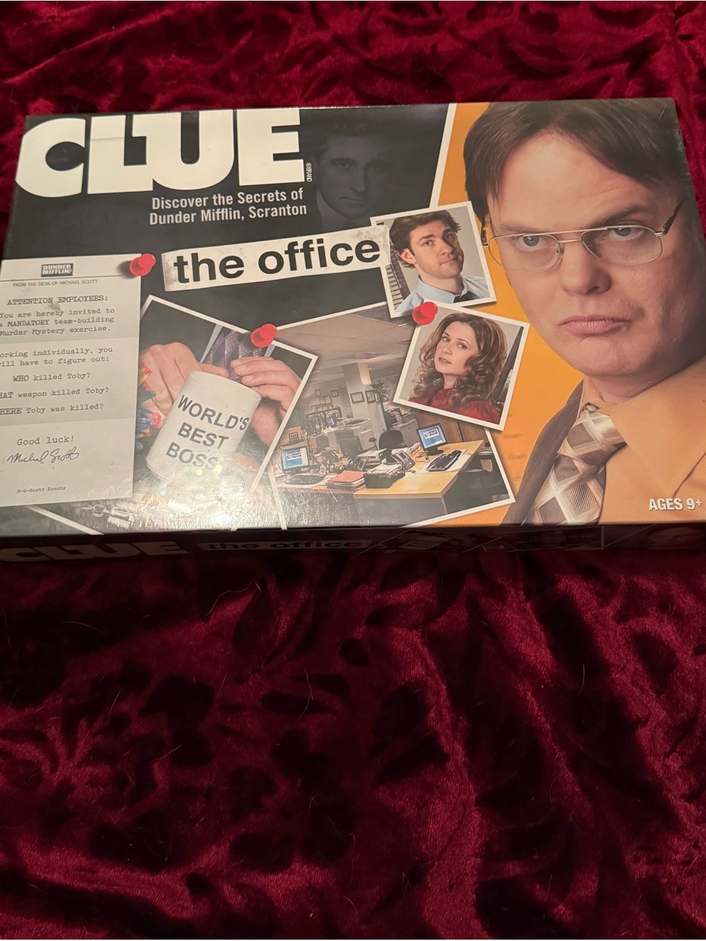 Hasbro CLUE The Office Board Game - New & Sealed